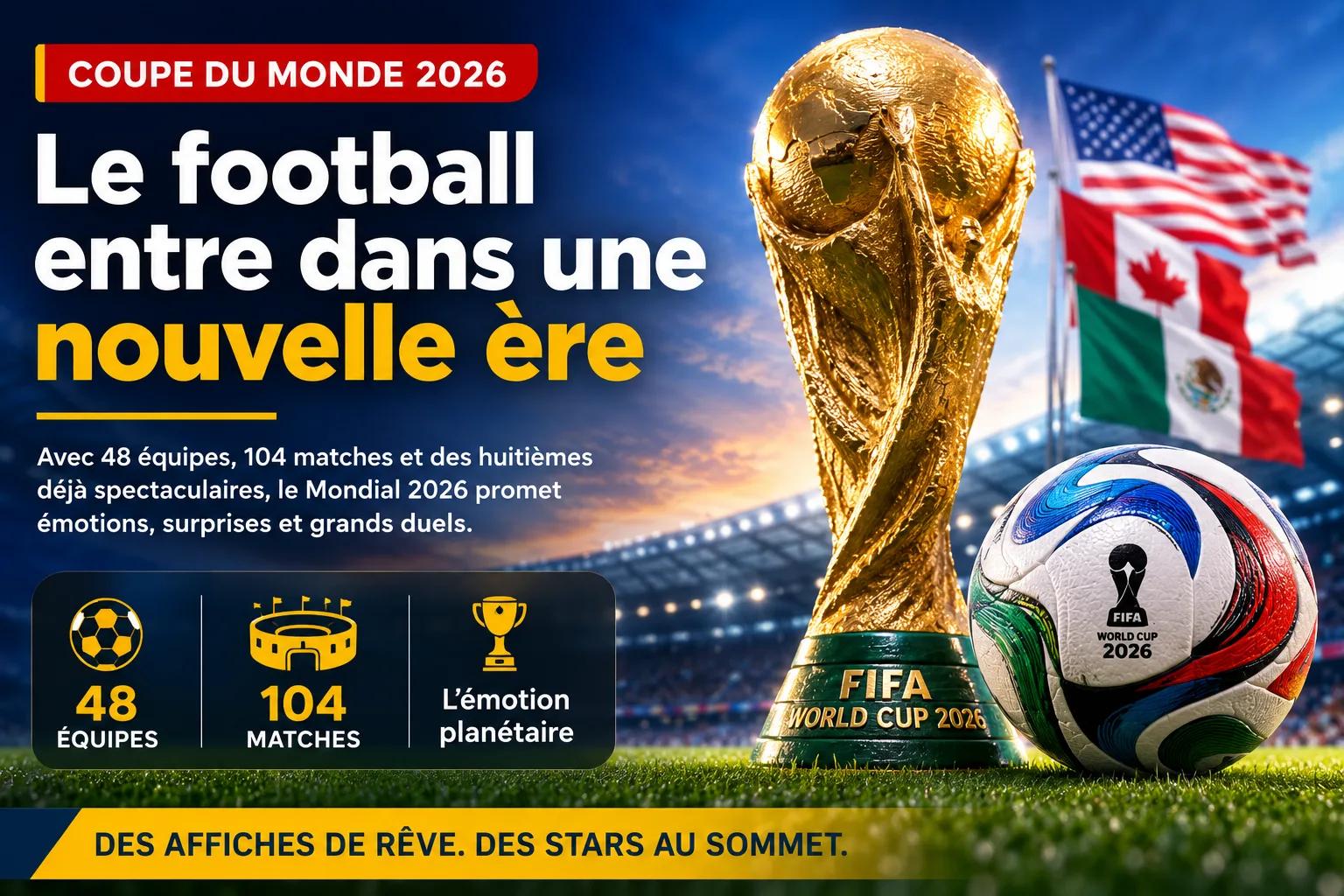 Coupe du monde 2026 : le football entre dans une nouvelle ère